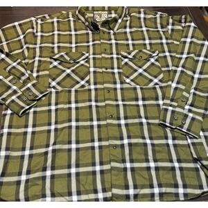 Dixxon Flannel‎ Co Mens 5XL "THE .556" Pearl Snap Button Up/Down Long Sleeve